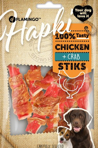 Flamingo f-523257 - Friandises Bâton avec poulet & Crabe