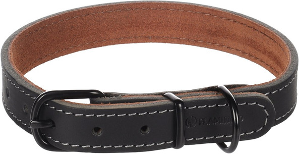 Flamingo f-523274 - Collier Élégant en Cuir pour Chiens Montana