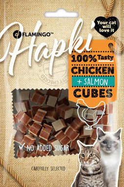 Flamingo f-561529 - Friandises Petits blocs avec poulet & avec saumon