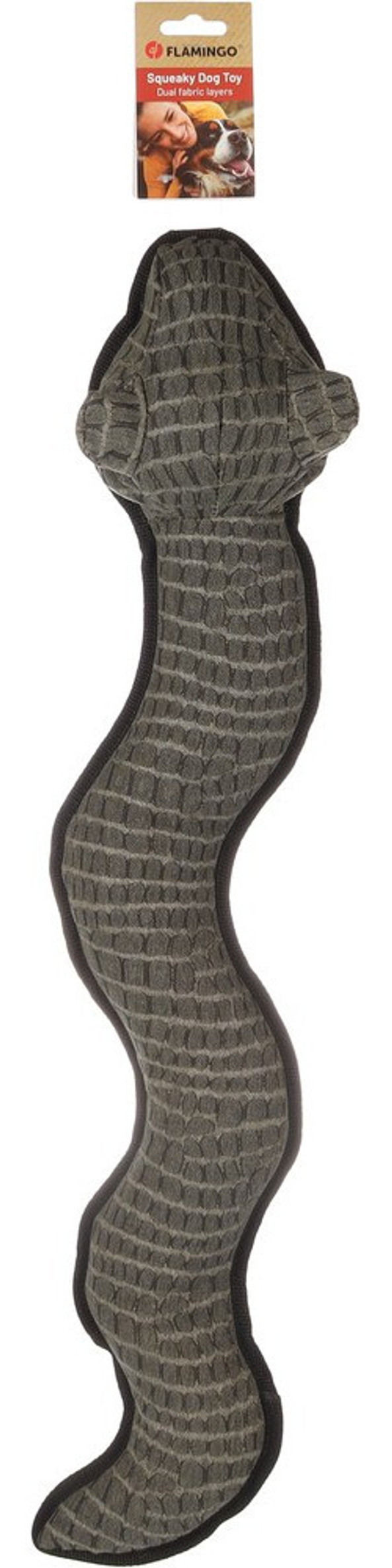 Flamingo f-523337 - Jouet Serpent Doux avec Sifflet pour Chiens