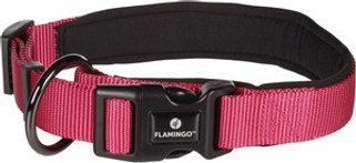 Flamingo f-523347 - Collier Confort Cerise pour Chiens