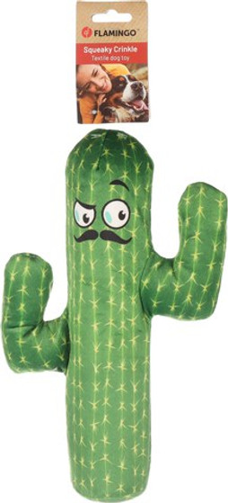 Flamingo f-523328 - Krukka Cactus Squeaky Dog Toy with Crunchy Sound