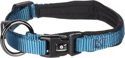 Flamingo f-523379 - Collier Confortable Bleu Foncé pour Chiens