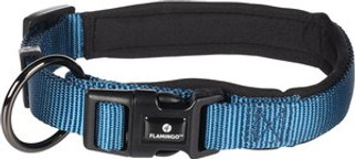 Flamingo f-523382 - Collier Abbi Confort Bleu Foncé pour Chiens