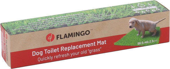 Flamingo f-523453 - Portable Pet Grass Mat for Indoor and Outdoor Use