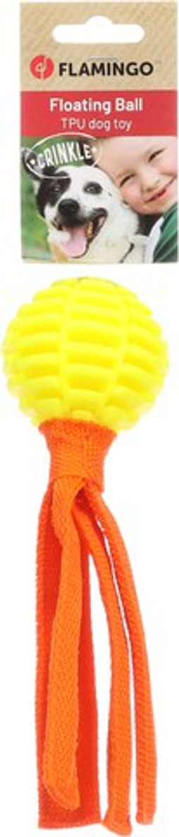Flamingo f-523445 - Jouet Flottant Jaune pour Chiens Heureux