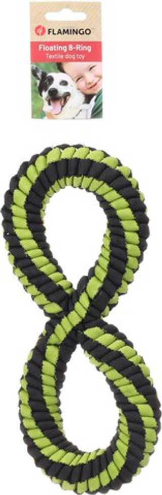 Flamingo f-523442 - Jouet Corde à tirer Forme en 8 Tissé