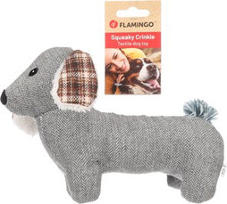 Flamingo f-523554 - Jouet pour Chien Gris avec Sons Amusants