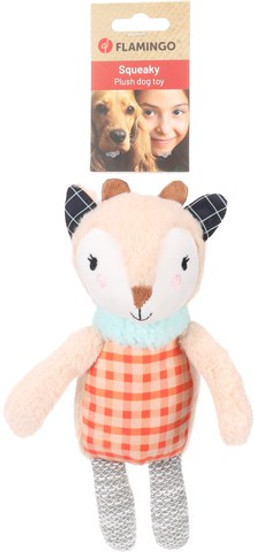 Flamingo f-523557 - Squeaky Plush Deer Toy for Dogs