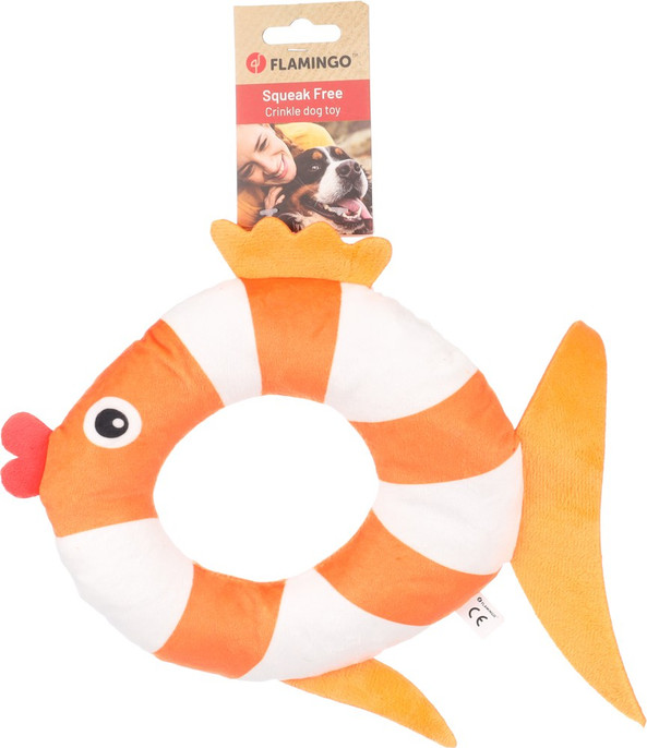 Flamingo f-523570 - Rustling Catnip Fish Toy for Dogs