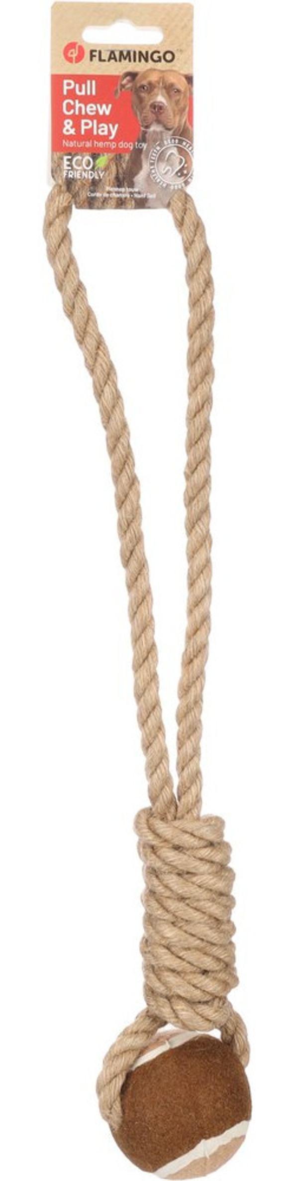 Flamingo f-523599 - JouetCorde à tirer Twist avec balle