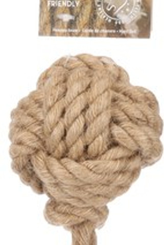 Flamingo f-523597 - Hemp Knot Ball for Dogs - Natural Dental Toy