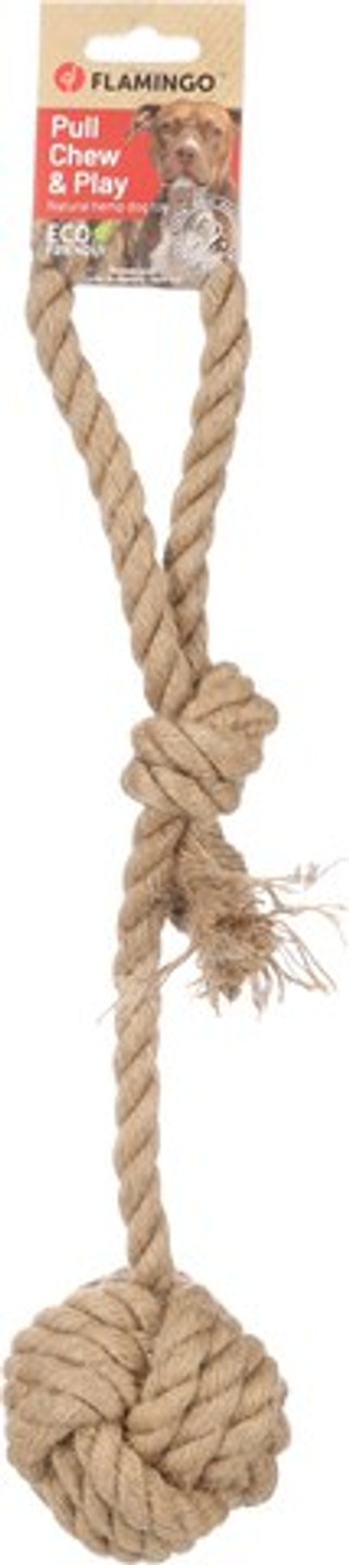 Flamingo f-523596 - JouetBalle nouée Corde à tirer