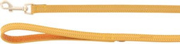 Flamingo f-523640 - Laisse en Cuir Jaune Élégante pour Chiens