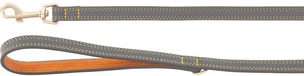 Flamingo f-523646 - Virginia Grijs Durable Leather Dog Leash