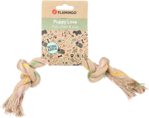 Flamingo f-523700 - Jouet Chiot Cordon avec 2 noeuds