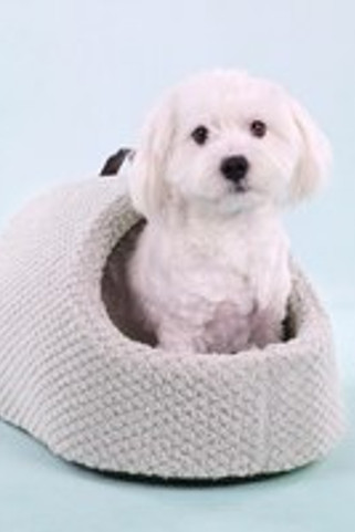 Flamingo f-561586 - Lit Douillet pour Animaux avec Poignée Pratique