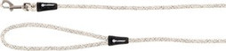Flamingo f-523785 - Stylish Linen Dog Leash in White & Black