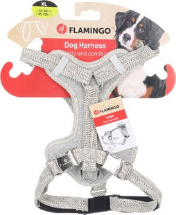 Flamingo f-523793 - Harnais Harnais H Blanc & Noir