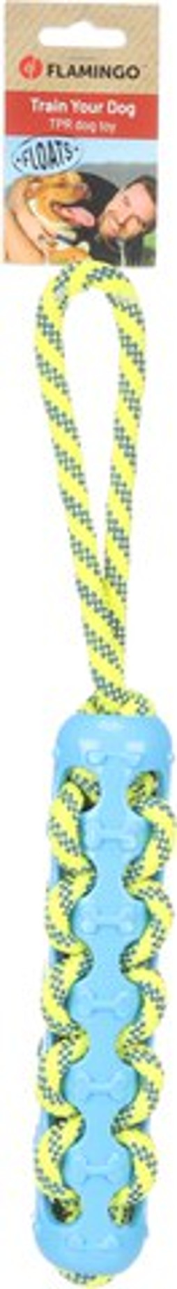 Flamingo f-523975 - Jouet Corde à tirer Bleu & Jaune