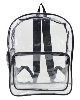 Liberty Bags 7013 - Large 17" Heavy Duty Clear Backpack