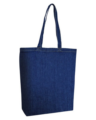 Liberty Bags 7761A - Cotton Denim Gusseted Tote Bag