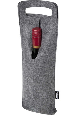 Felta 75 cl GRS recycled felt wine bag - EgotierPro 120665