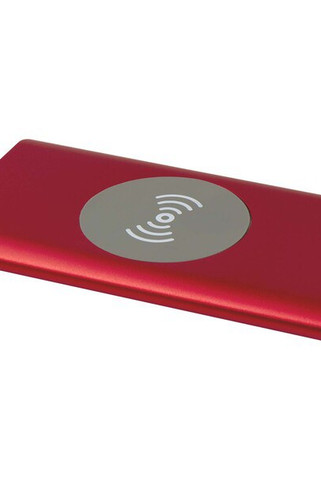 Juice 4000 mAh Type-C recycled aluminium wireless power bank - EgotierPro 124384