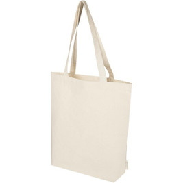 PF Concept 130060 - Orissa 180 g/m² GOTS organic wide bottom tote bag 11L