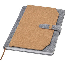 PF Concept 107907 - Viviana A5 recycled felt and cork notebook