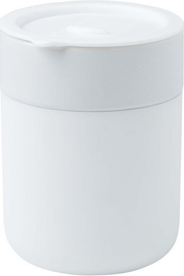 Java 330 ml ceramic tumbler with silicone wrap and plastic lid - EgotierPro 100808