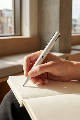 Juana recycled aluminium ballpoint pen (black ink) - EgotierPro 107916