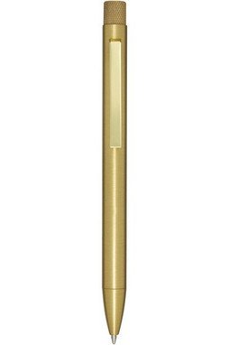 Beatriz recycled brass ballpoint pen (black ink) - EgotierPro 107918