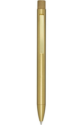 Beatriz recycled brass ballpoint pen (black ink) - EgotierPro 107918