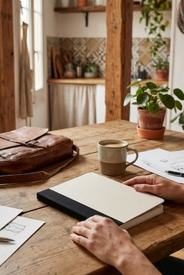 Liliana A5 sugar cane paper hard cover notebook - EgotierPro 107923