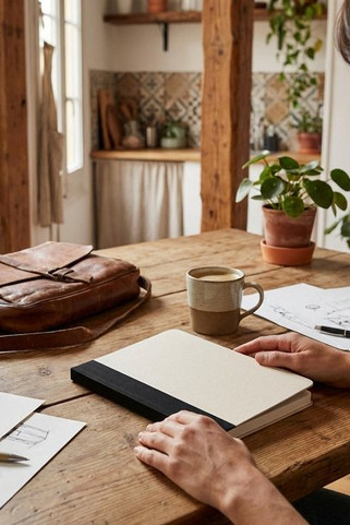 Liliana A5 sugar cane paper hard cover notebook - EgotierPro 107923