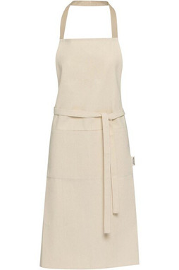 Nia 200 g/m² kierrätetystä puuvillasta valmistettu esiliina - EgotierPro 113325