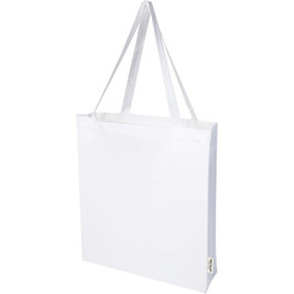 PF Concept 120733 - Madras 140 g/m² GRS recycled cotton gusset tote bag