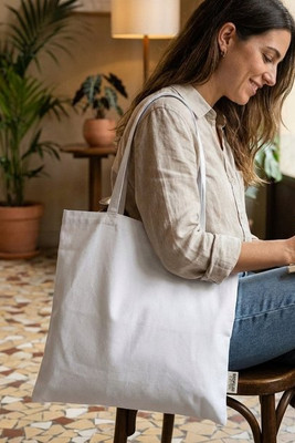 Sac shopping Odessa en coton recyclé 220 g/m² certifié GRS 40L - EgotierPro 120734