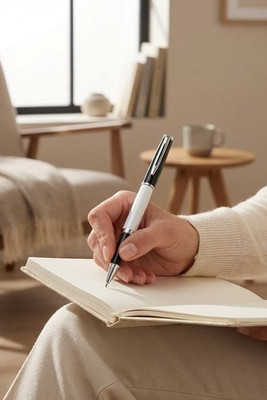 Waterman 107960 - Hemisphere Luxe Rollerball Pen met Palladium