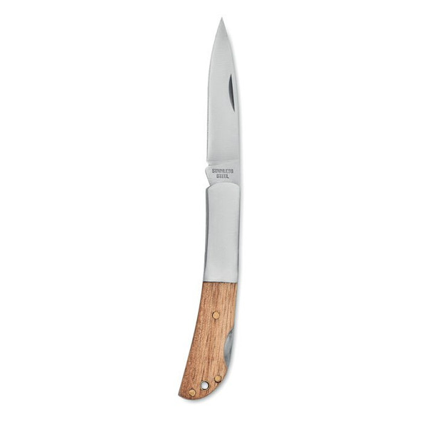 GiftRetail MO2297 - SKARP Elegantes Klappmesser mit Akazienholzgriff