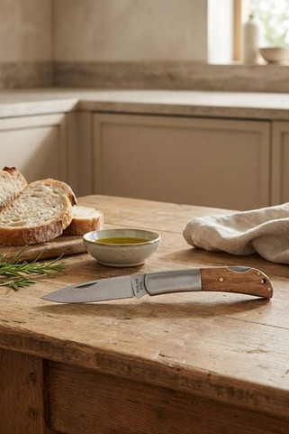 SKARP Elegantes Klappmesser mit Akazienholzgriff - GiftRetail MO2297