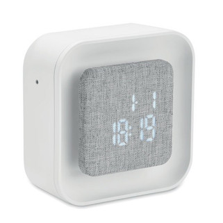 LUCE Recycled ABS/RPET alarm clock - GiftRetail MO2299