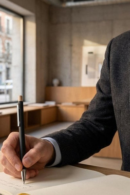 BERGAMO Penna av återvunnet aluminium - GiftRetail MO2309