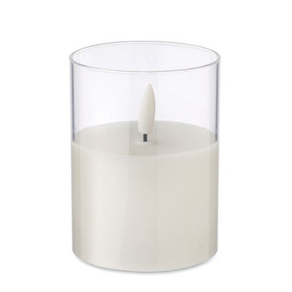 XANDLE+ LED wax candle in glass holder - GiftRetail MO2366