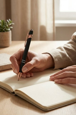 BERN ROSE Recycled aluminium pen - GiftRetail MO2371