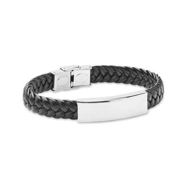 FAULET Bracelet tressé en simili cuir - GiftRetail MO2376