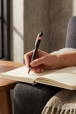 SCRIBBLE Recycled aluminium pen - GiftRetail MO2380