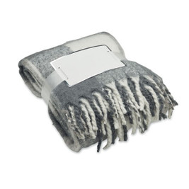 GiftRetail MO2382 - QUET Couverture en mohair à carreaux