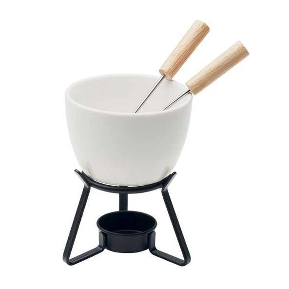 GiftRetail MO2385 - KASE Ceramic fondue set 240 ml